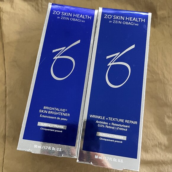 Other - ZO Skin Health Duo – Brightalive Skin Brightener 50ml + Wrinkle + Texture Repair